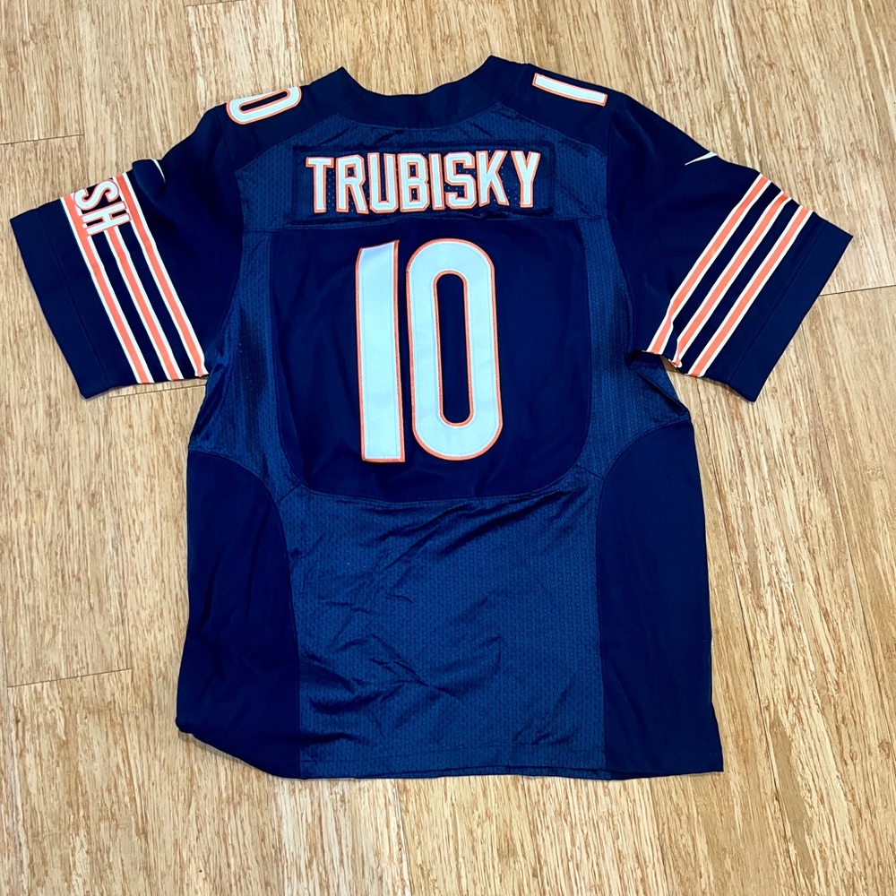 Large NFL Mitch Trubisky Chicago Bears jersey